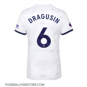 Tottenham Hotspur Radu Dragusin #6 Replik Heimtrikot Damen 2023-24 Kurzarm